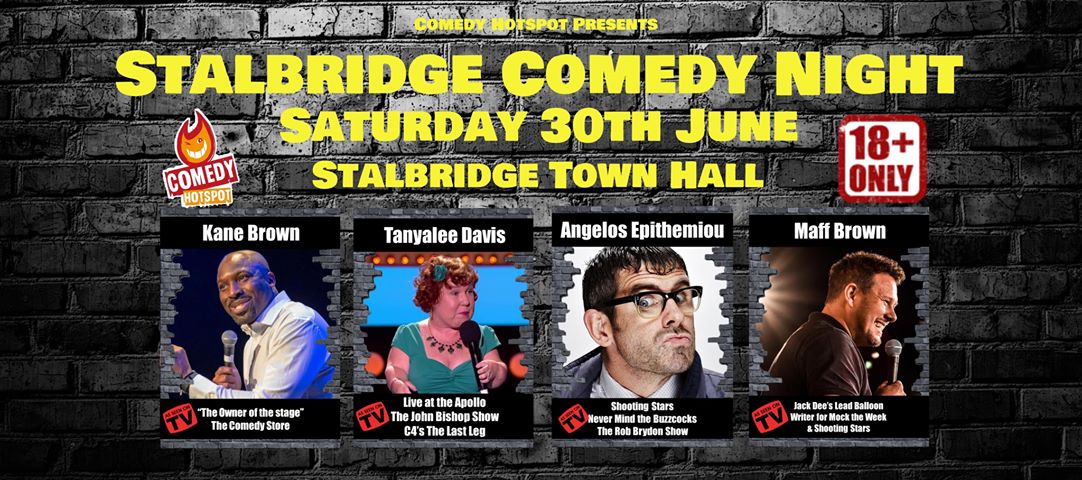 TV comedians to appear at Stalbridge Hall